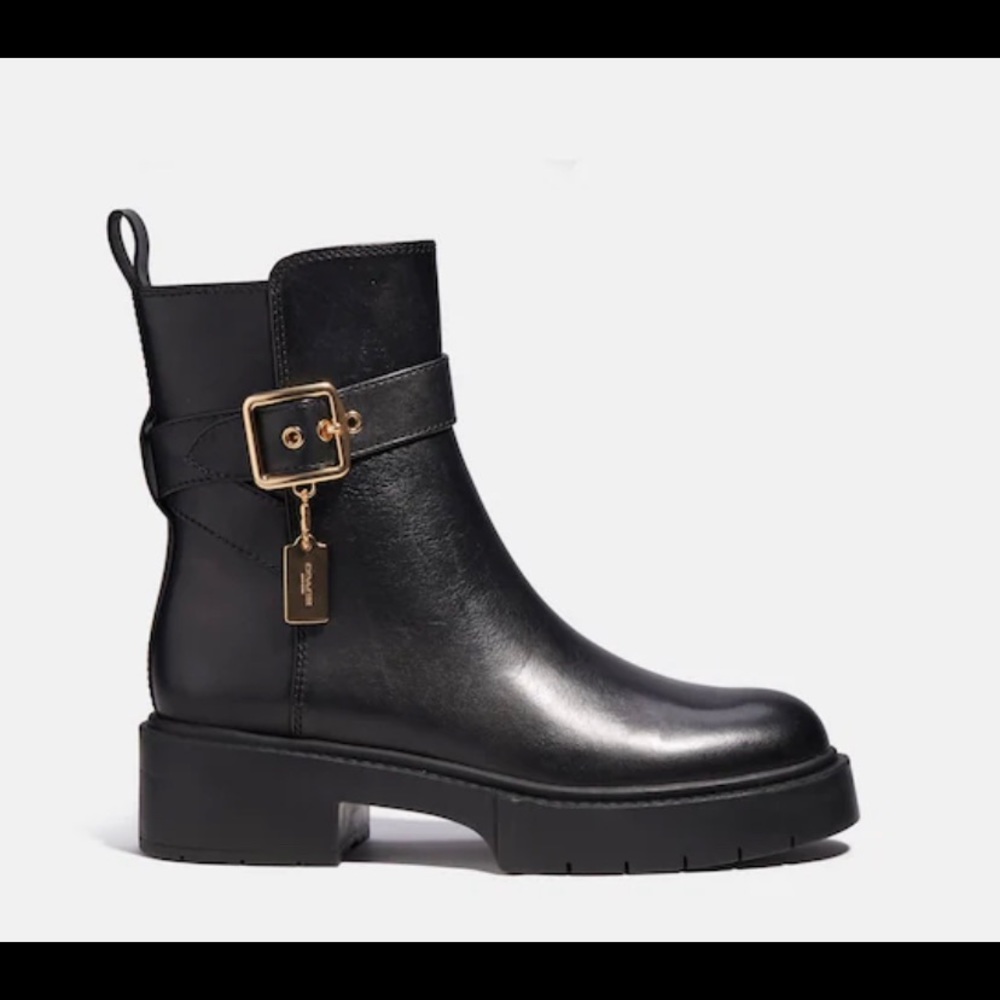 Coach Lacey black boots
